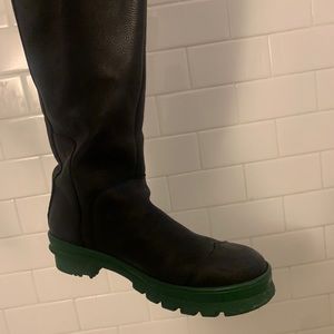 Navy black rain/snow boots